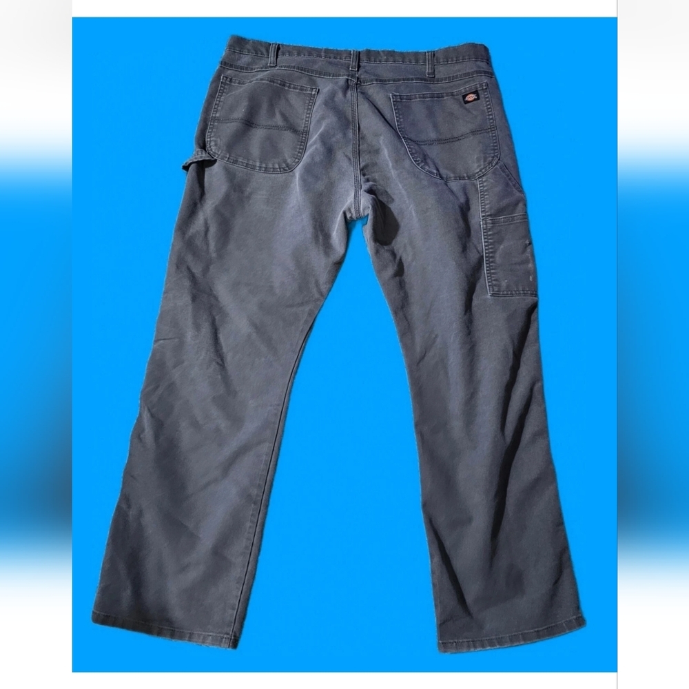Dickies Pants Vintage Y2k Flex Mens 40x30 Gray Comfort Utility Carpenter Grunge